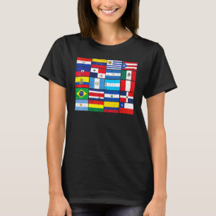 Lateinamerikanisches Erbe - Länder Flaggen Männer T-Shirt