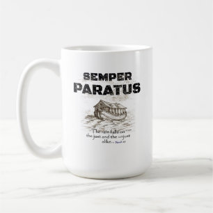 Lateinische Küstenwache der USA - Zitat "Semper Pa Kaffeetasse