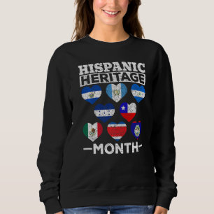Lateinische Länder hören Feierlichkeiten zum hispa Sweatshirt