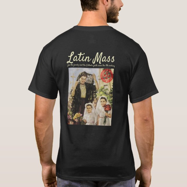 Lateinische Masse für den T - Shirt (Rückseite)