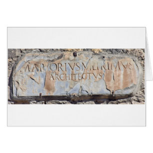 Lateinischer Architekt