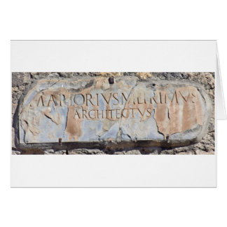 Lateinischer Architekt