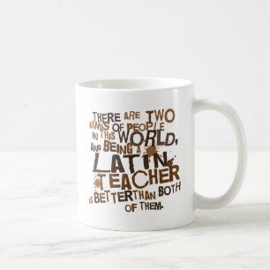 Lateinisches Lehrer-Geschenk Kaffeetasse