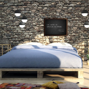 Lateinisches Zitat Freiheit Ermutigung Poster