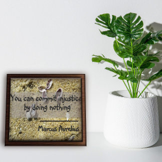 lateinisches Zitat: Motivationsposter Poster