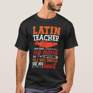 Lateinlehrer Rom Sprachunterricht Schüler Schule T-Shirt