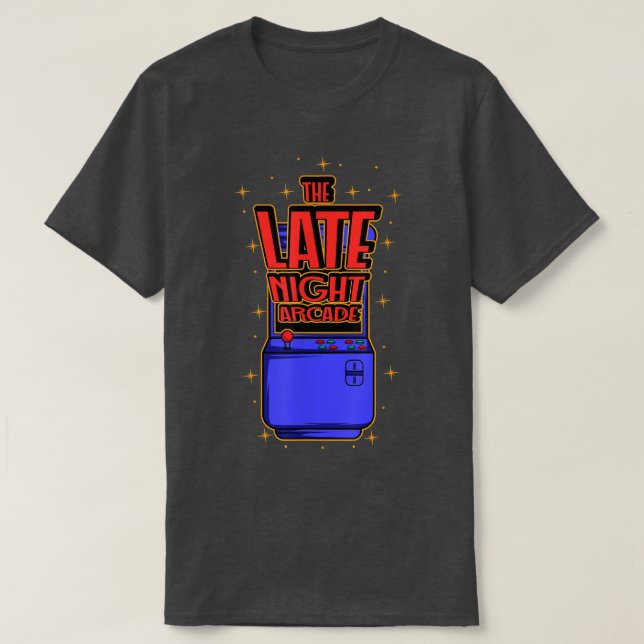 Latenight Arcade Gamer T-Shirt (Design vorne)