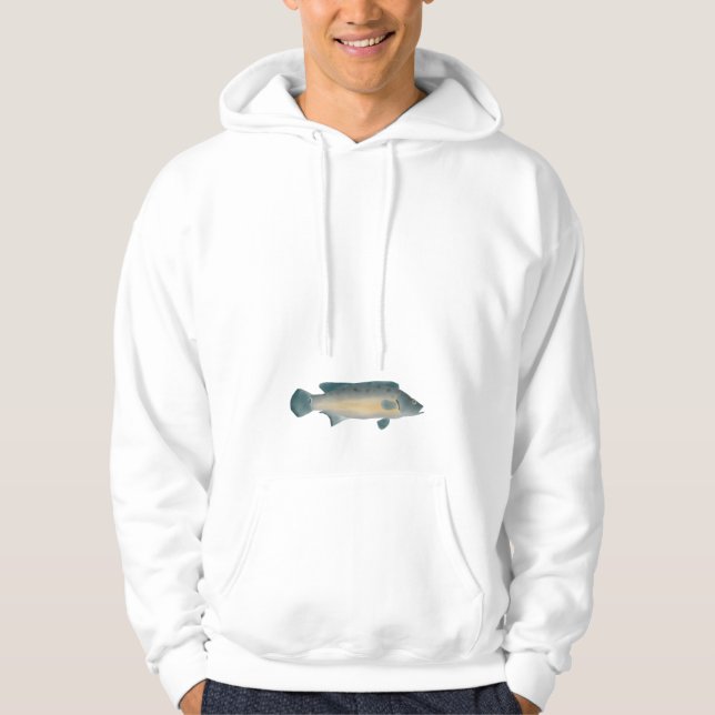 Lateral gestreifter Hechtbuntbarsch Hoodie (Vorderseite)