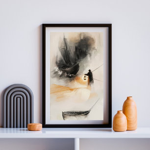 Laternen der stillen Flut Poster