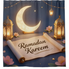 Laternen des Segens - Duschvorhang