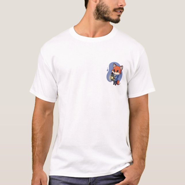 Laternen-Fuchs-Freund T-Shirt (Vorderseite)