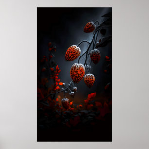 Laternen im Dunkel Poster
