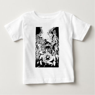 Laternen-Korps-Gruppen-Schuss Baby T-shirt