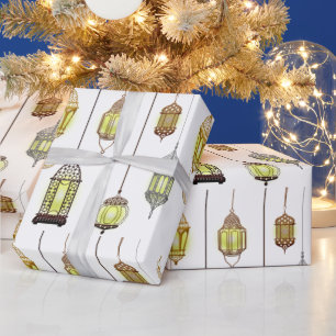 Laternen Ramadan Mubarak Orientalisch Arabisch Mus Geschenkpapier