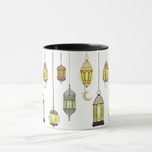 Laternen Ramadan Mubarak Orientalisch Arabisch Mus Tasse