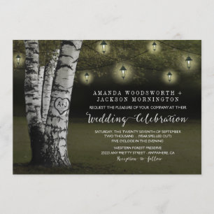 Laternen + Rustikale Einladung