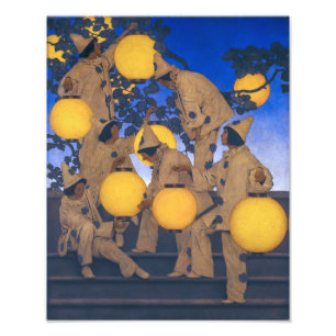 Laternen-Träger Maxfield Parrish Fotodruck