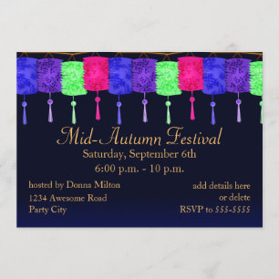 Laternen und Einladung zum Vollmond