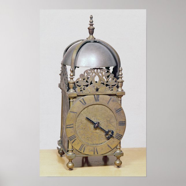 Laternenuhr Poster (Vorne)