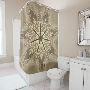 Lates Cheetah Safari Afrika Tierdruck Design Duschvorhang