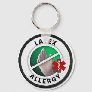 Latex-Allergie Schlüsselanhänger