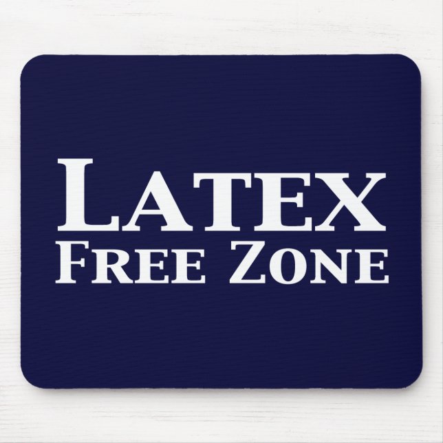 Latex-Freihafengebiet-Geschenke Mousepad (Vorne)