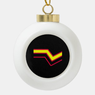 Latex Stolz Keramik Kugel-Ornament