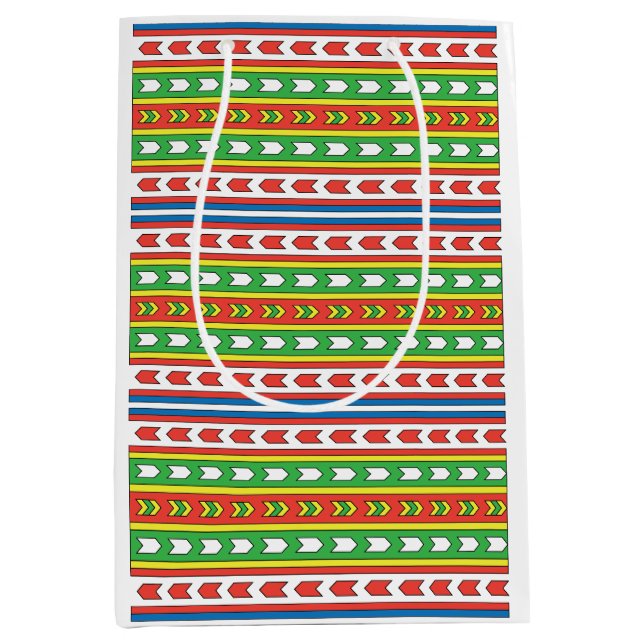 Latgale 1-Muster Mittlere Geschenktüte (Vorderseite)