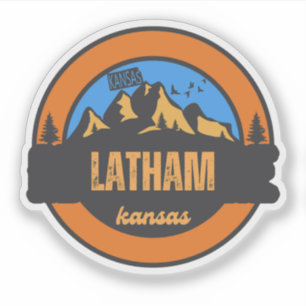 Latham, Kansas Aufkleber