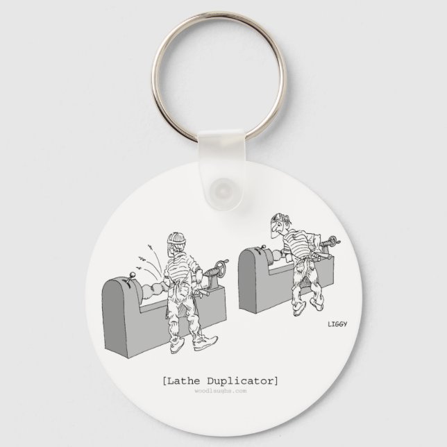 Lathe Duplicator-Schlüsselanhänger Schlüsselanhänger (Vorderseite)