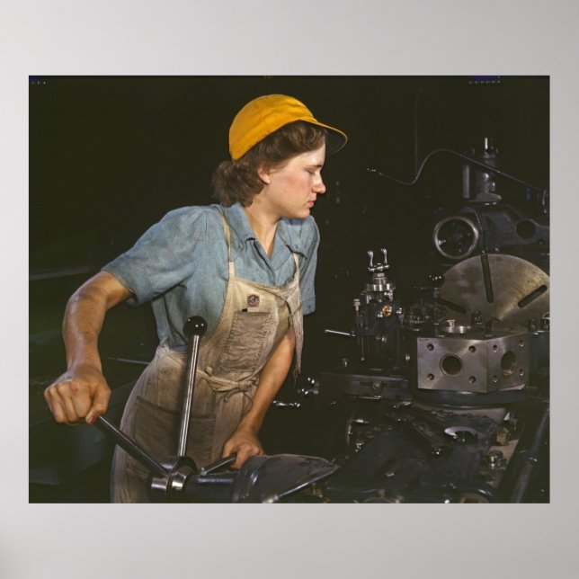 Lathe Operator 1942 Poster (Vorne)