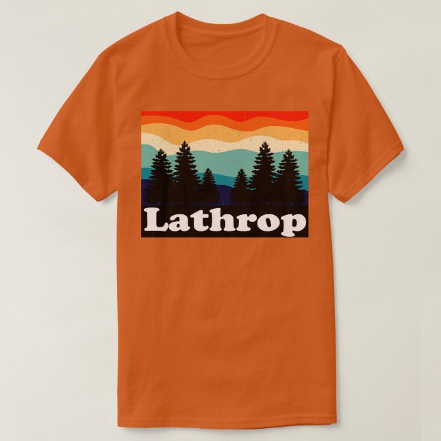 Lathrop Colorado Retro T-Shirt (Design vorne)