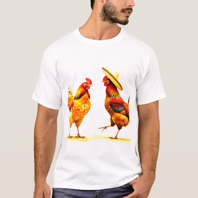 Latin chicken dancers T-Shirt (Vorderseite)