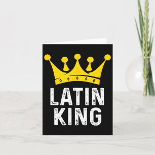 Latin King - Latin Dance Dancing Gift for Ballroom Karte