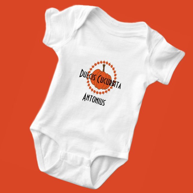 Latin Sweet Pumpkin Halloween Baby Strampler (Von Creator hochgeladen)