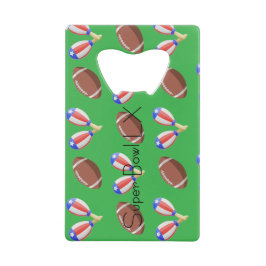 Latin-themed Football Geldbeutel Flaschenöffner