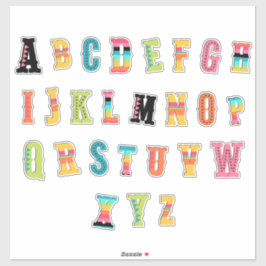 LATIN VIBES - A-Z - AUFKLEBER