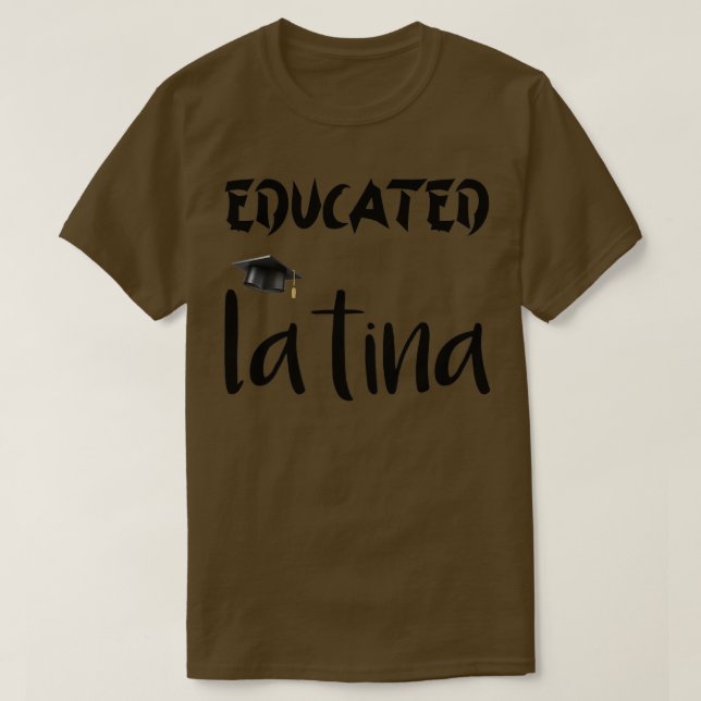 Latina Phd latinaGraduation LatinaGraduat T-Shirt (Design vorne)