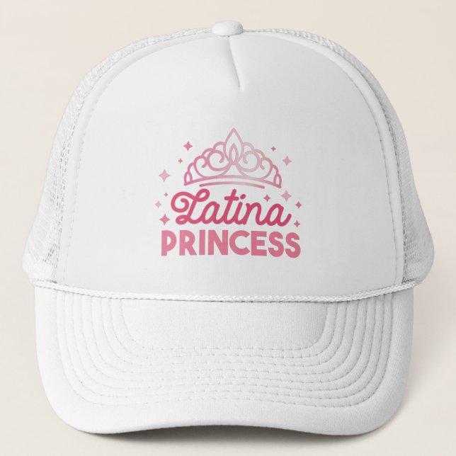 Latina Princess Truckerkappe (Vorderseite)