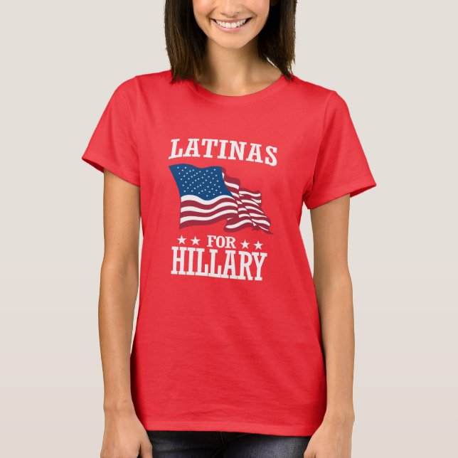 LATINAS FÜR HILLARY T-Shirt (Vorderseite)