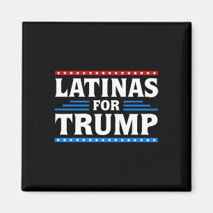 Latinas für Trump 2024 Wahlstimme Latina-Frauen Magnet
