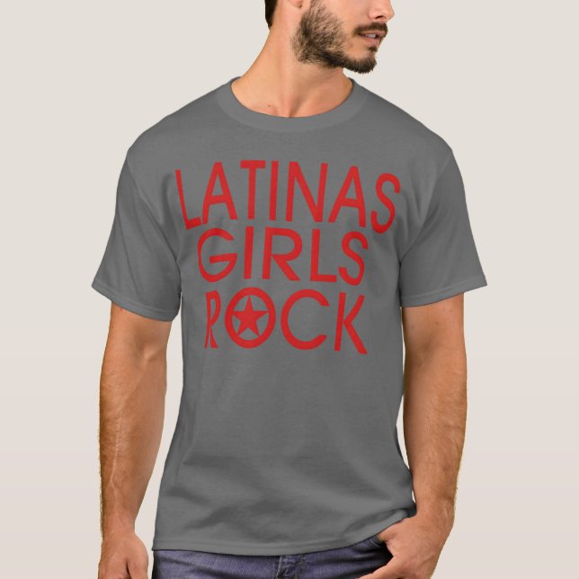 LATINAS GIRLS ROCK vintage T-Shirt (Vorderseite)