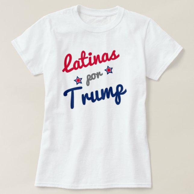 Latinas por Trumpf-Spanisch T-Shirt (Design vorne)