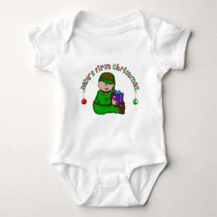 Latino Elf Baby 1. Weihnachten Baby Strampler