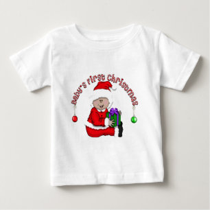 Latino Elf Baby 1. Weihnachten T-shirt