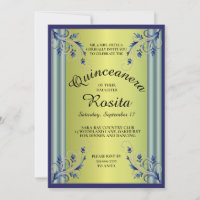 Latino Girls 15. Geburtstag Quinceanera Einladung