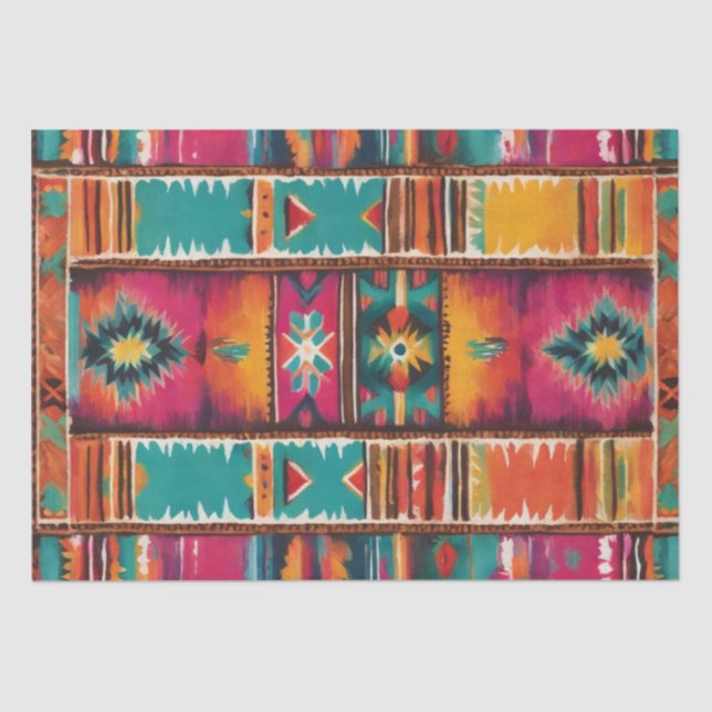 Latino-inspiriert Decodiappapier Seidenpapier (Vorderseite)