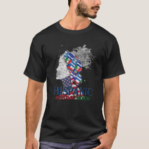 Latino Pride Latino Länder fahnen panisches Herbe T-Shirt