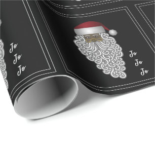 Latino Santa Jo Jo Jo Weihnachtswrapping Paper Geschenkpapier