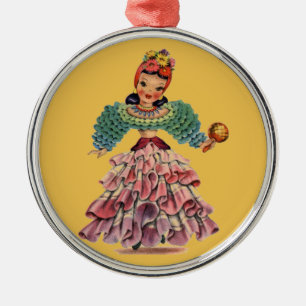 Latino Silbernes Ornament